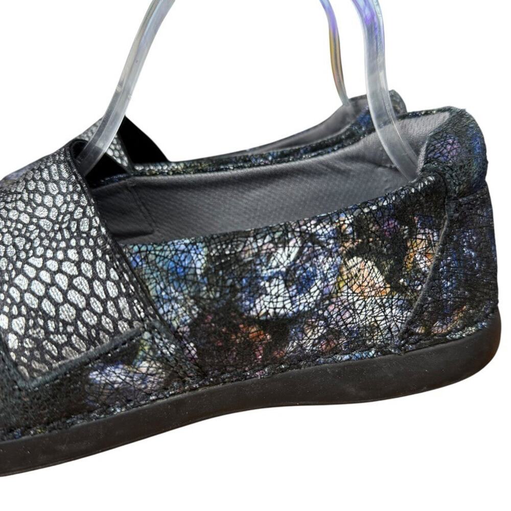 Alegria Glee Quarry Crackle Leather Slip On Comfort Shoes Flats Loafers 40 / 10 - Picture 9 of 16